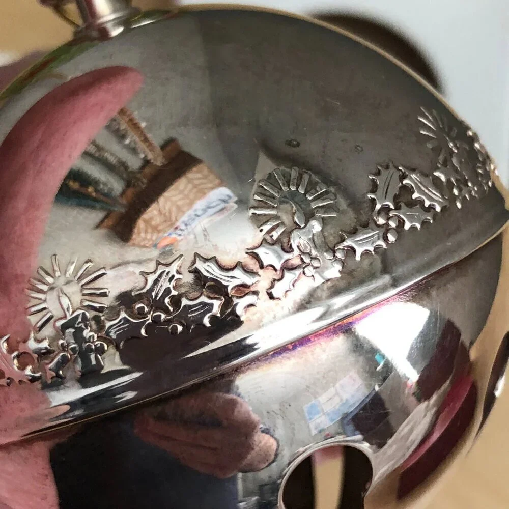 Vintage 1980 Wallace Silversmiths Silver Sleigh Bell 10th Annual Limited Edition